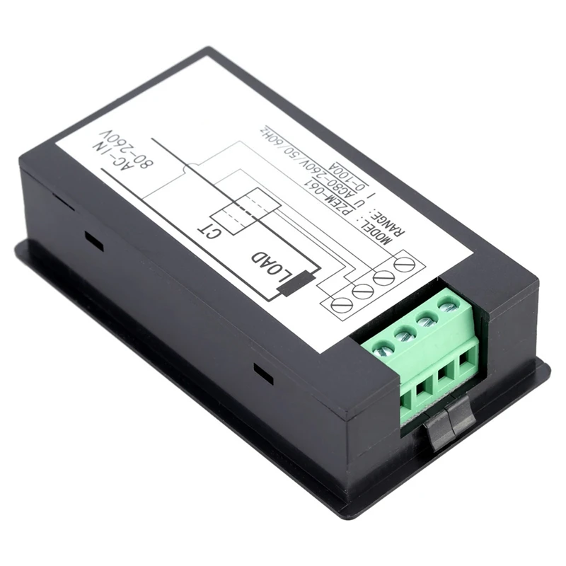 

100A AC Multifunction Voltmeter Current Digital LED Display Power Monitor Voltage Current Power Multimeter