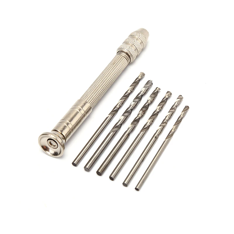 

Metal Hand Drill Equipments Uv Resin Mold Tools And Handmade Jewelry Tool With 0.8-3.2mm Drill Screw 24pcs Twist Drill