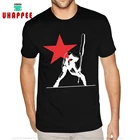 Футболка мужская спортивная черная с коротким рукавом и круглым вырезом