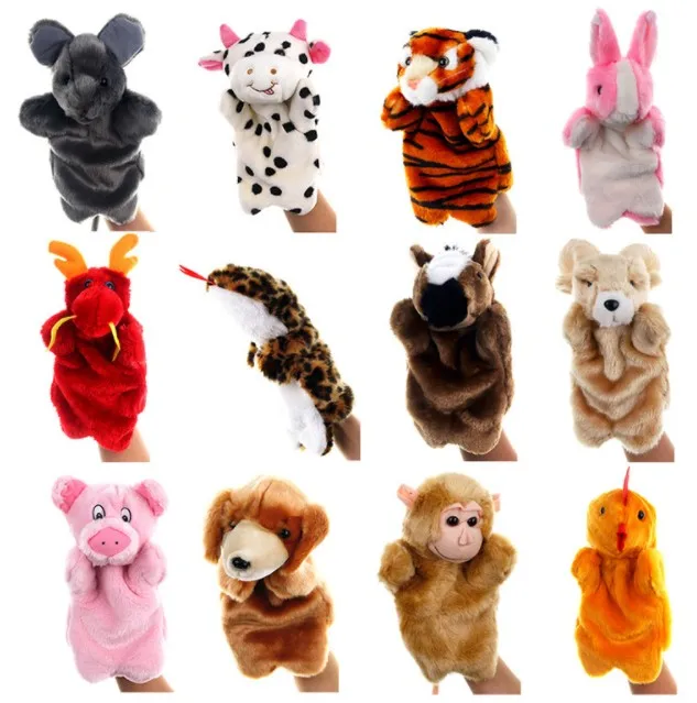 Плюшевая игрушка Зодиак животное ручная марионетка родитель Детская кукла