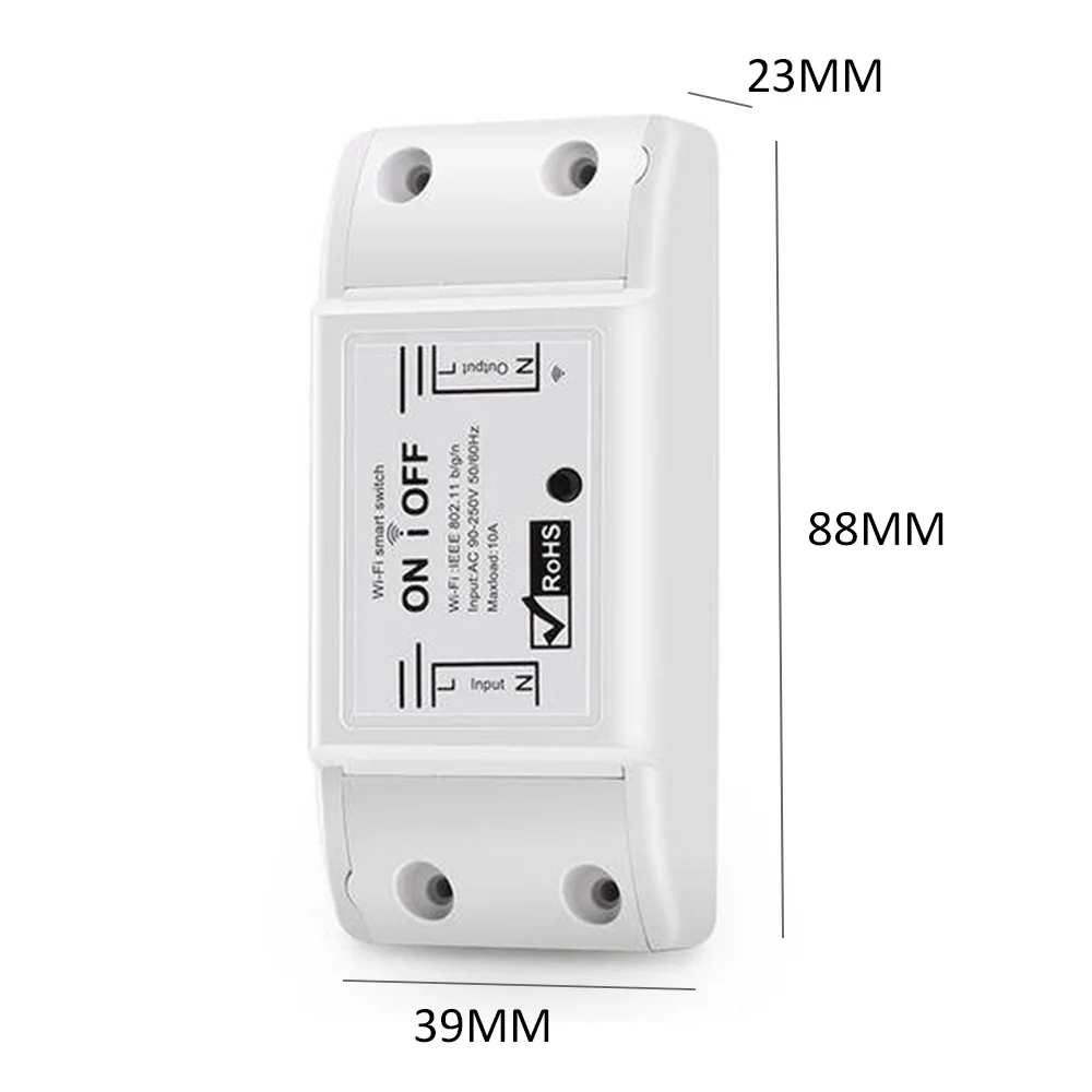 

1PC Smart WiFi Switch Dimmer Wireless Remote Control Switch for Smart Home Breaker Timer Works with Alexa Voice Controller