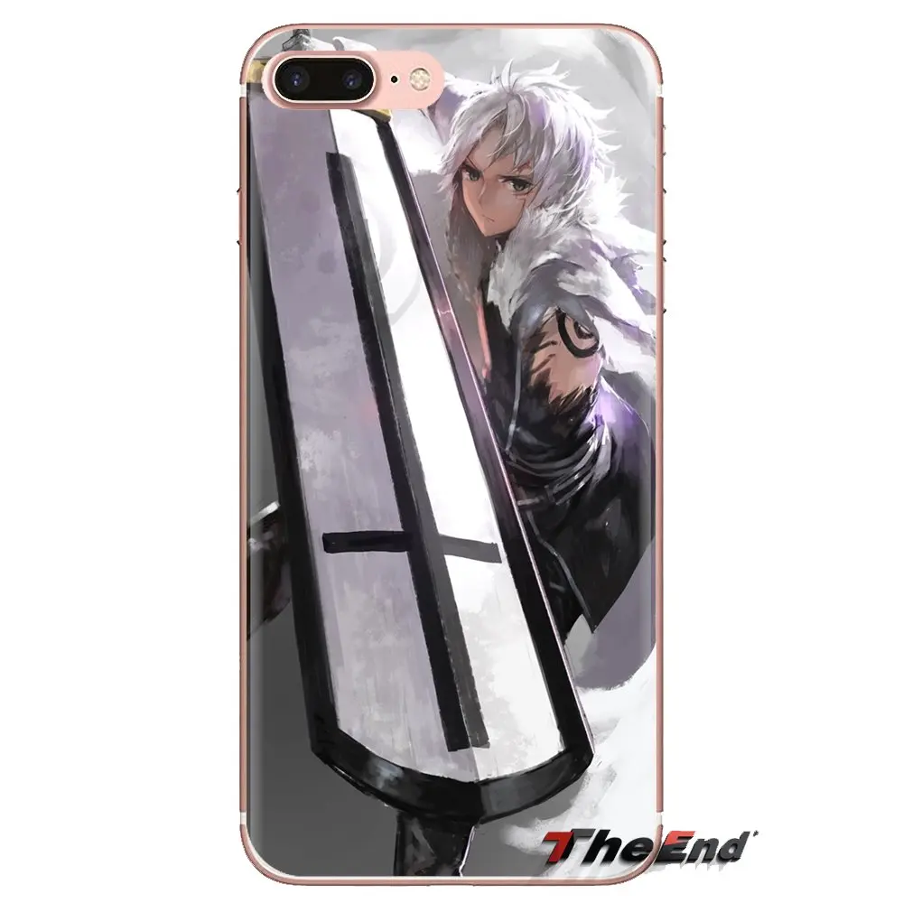 Soft Transparent Cases Covers For Samsung Galaxy A3 A5 A7 A9 A8 Star A6 Plus 2018 2015 2016 2017 D Gray Man anime |