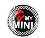 S12 Для MINI Cooper JCW F54 F55 F56 F57 F60 наклейка для передней решетки радиатора пластина для MINI Countryman R55 R56 R60 R61 аксессуары для стайлинга автомобилей - Название цвета: S12