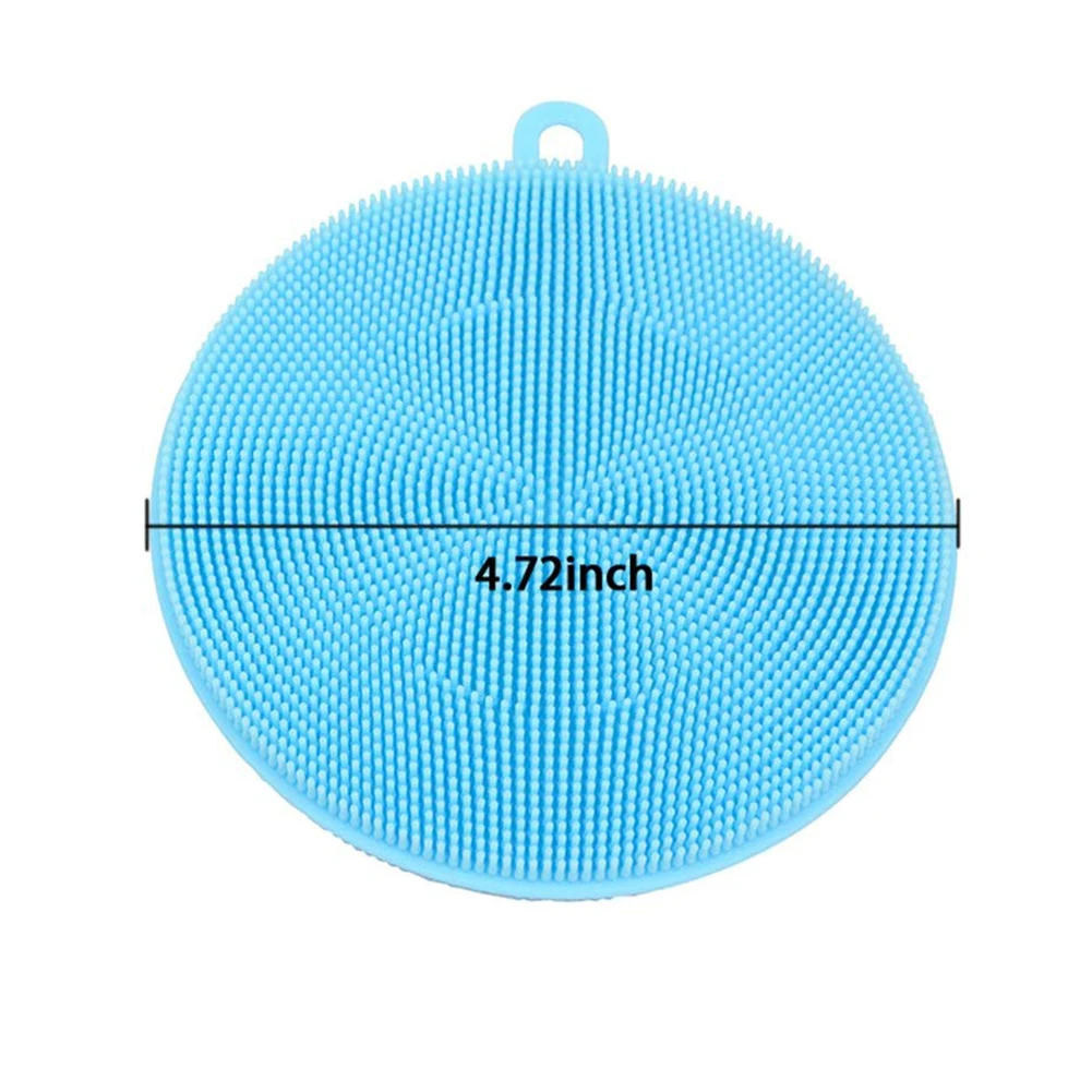 

3Set Dishwashing Brush Silicone Sponge Dish Brush Cleaner Multipurpose Antibacterial Silicone Heat-resistant Mat Gloves