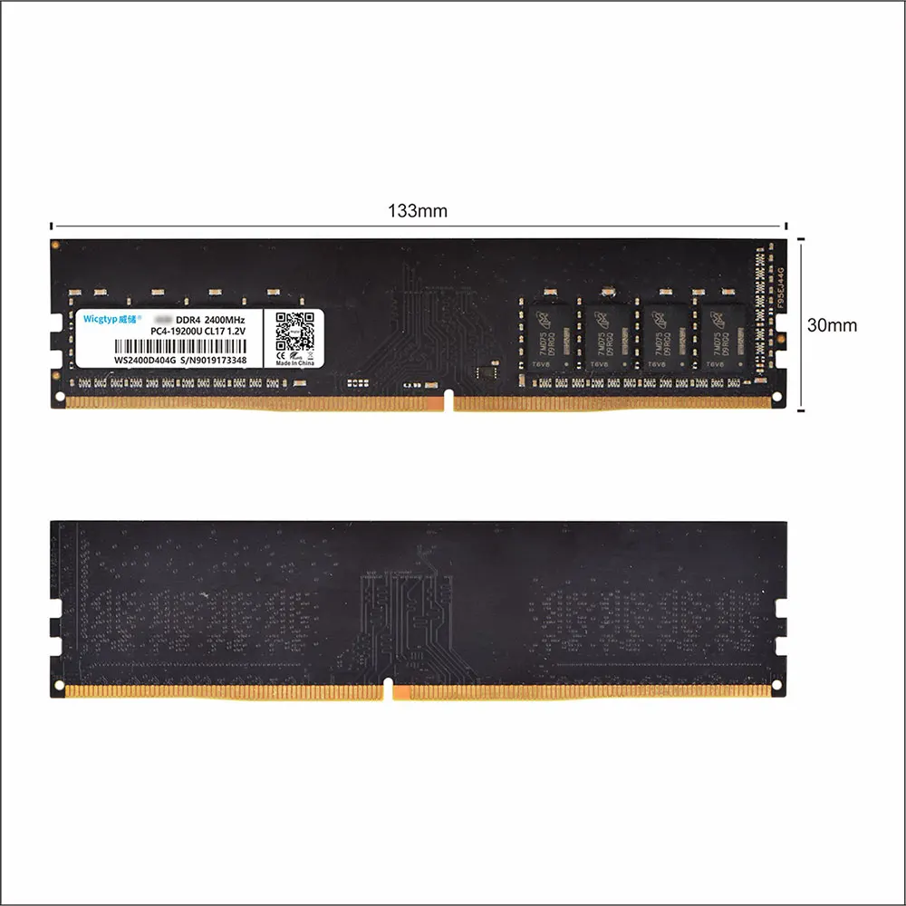Оперативная память Wicgtyp 4 ГБ 8 16 DDR4 для настольного компьютера 2400 МГц 288PIN DIMM 1 2 в
