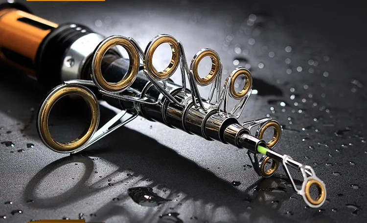 Телескопическая удочка из углеродного волокна Морской Карп спиннинговая Удочка