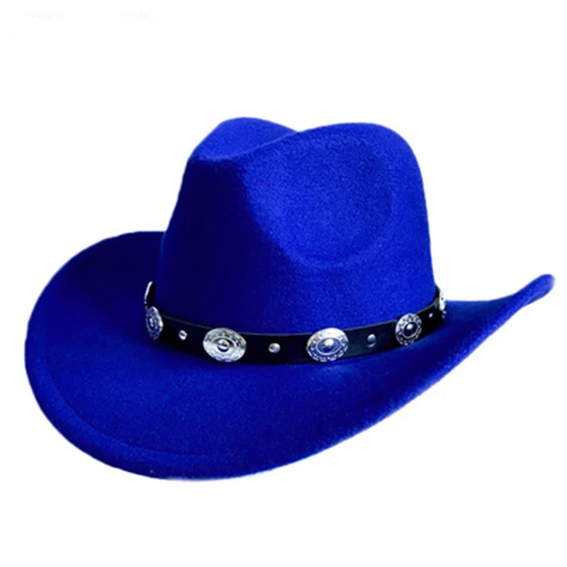 

Ковбойская шляпа в западном стиле мужская фетровая шляпа в британском стиле с металлическим ремешком осенне-зимняя шерстяная фетровая шля...