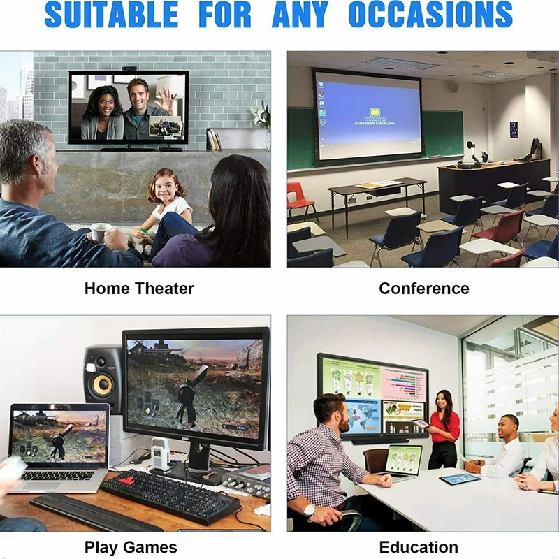 Новинка 8K Type-C в HDMI-совместимый/VGA/DP/RJ45/Mini DP 3D эффекты HD видео конвертер 4K 60 Гц USB Type C