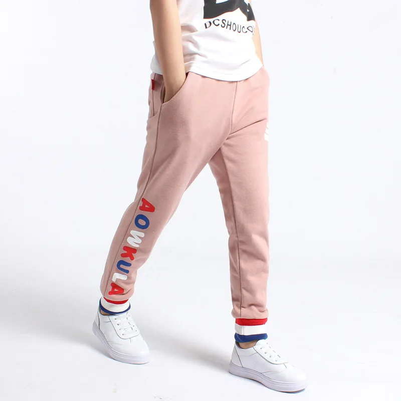 Детские брюки 2018 весна и осень детская одежда новый стиль спортивные для девочек