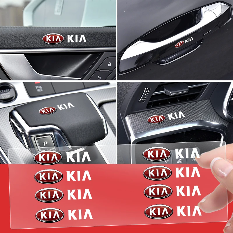 Интерьер автомобиля логотип для Kia Rio 3 K2 Ceed Cerato K3 Sportage 4 Picanto K5 Optima Sorento Forte Stinger |