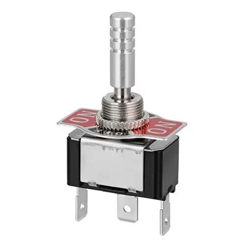 Переключатель 12 мм Авто Лодка Грузовик металлический тумблер В 20A 2P SPST ВКЛ ВЫКЛ