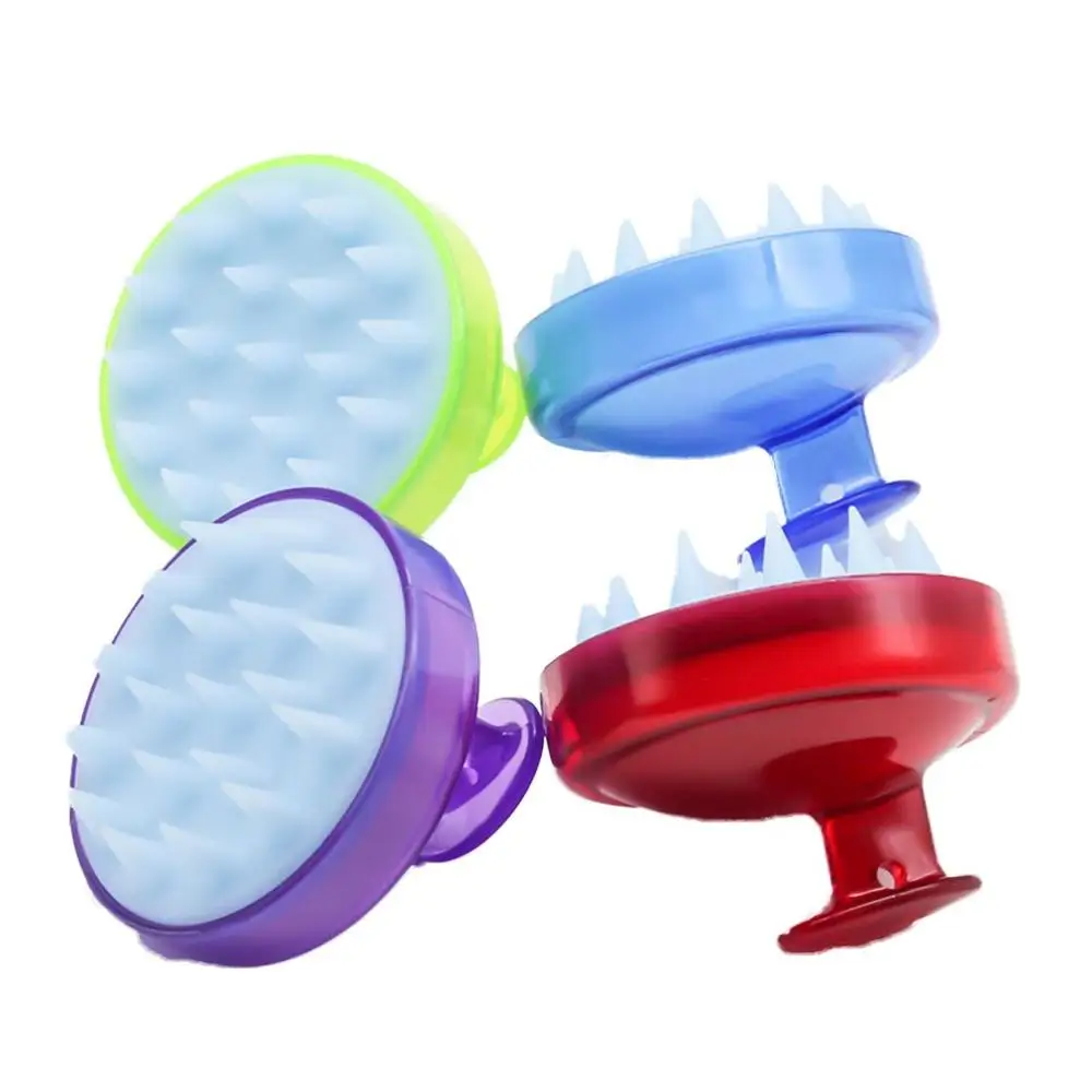 1 шт. Массажная Расческа Мягкая силиконовая кисть Шампунь Щетка для массажа