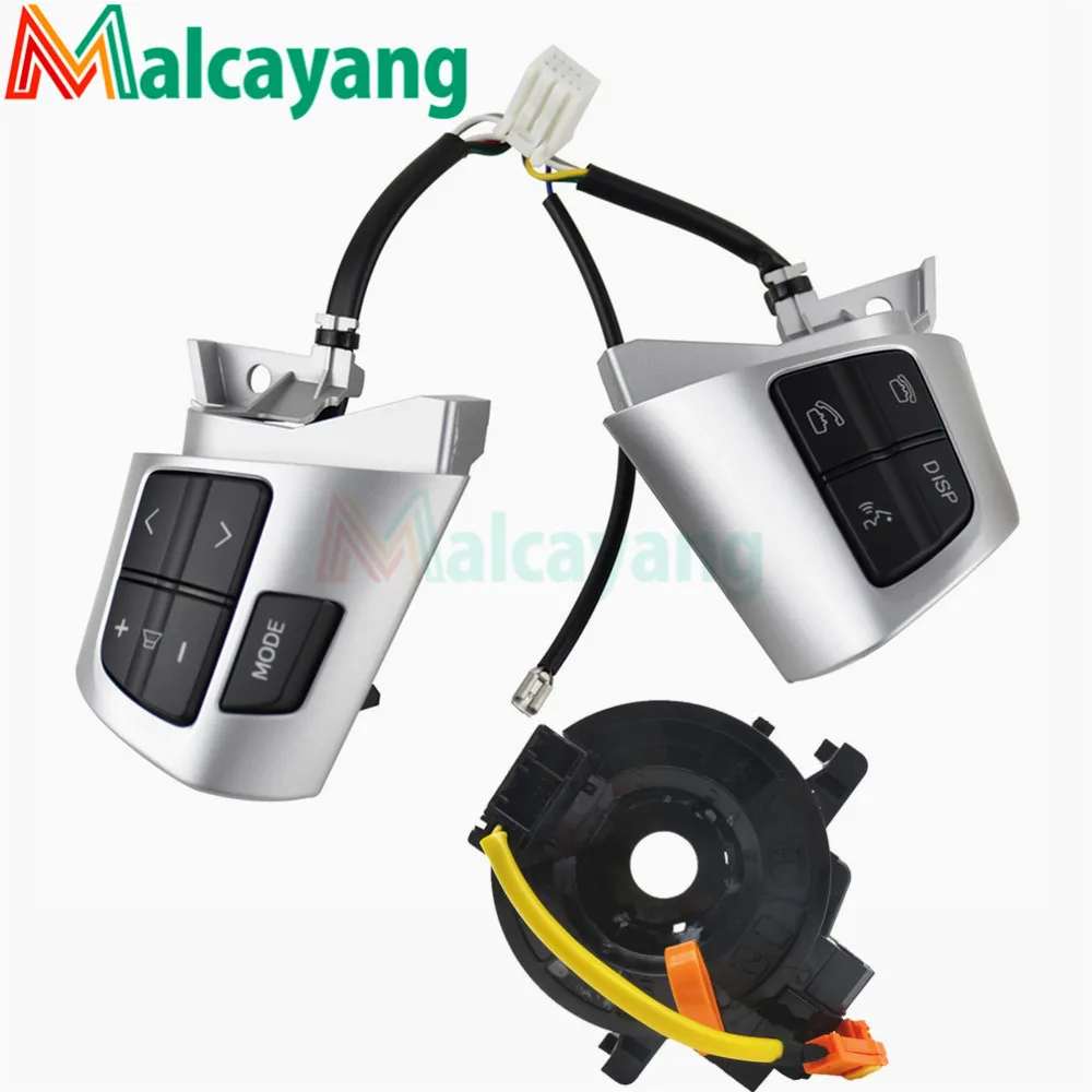 1 set silver Первоклассное качество рулевое колесо переключатели кнопки для Toyota Corolla/Wish/Rav4/Altis двигатели 2 года гарантии OE качество - Цвет: 1 set silver