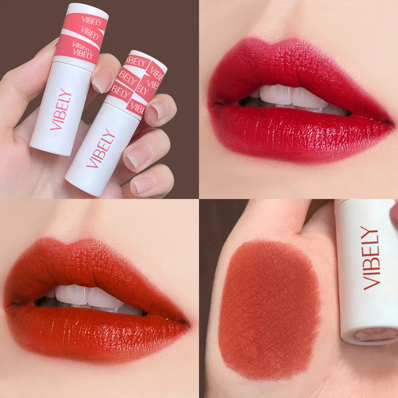 

New Matte Lip Gloss Lip Makeup 6Colors Velet Nude Waterproof Lipgloss Matte Lipstick Liquid Lipstick Long lasting Lip Tint