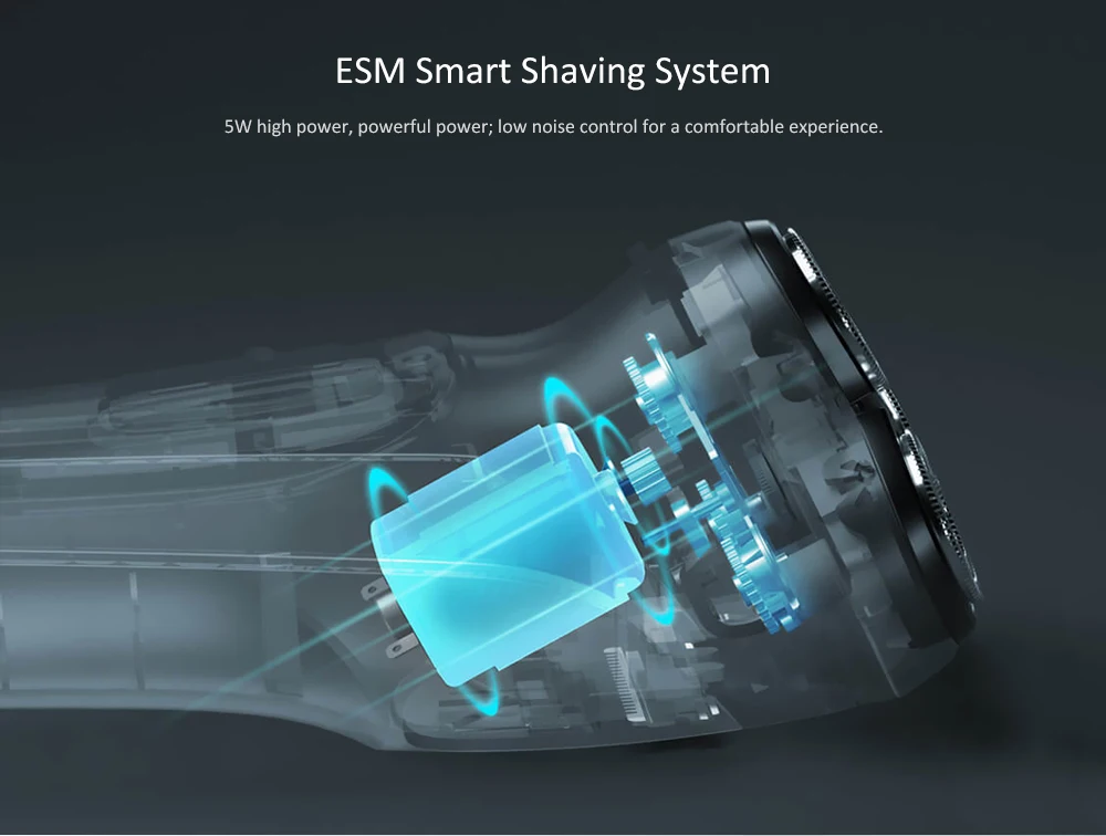 Enchen BlackStone 3D электробритва, бритва для мужчин, триммер для бороды, волос, usb type-C, перезаряжаемый бритвенный станок с одним лезвием