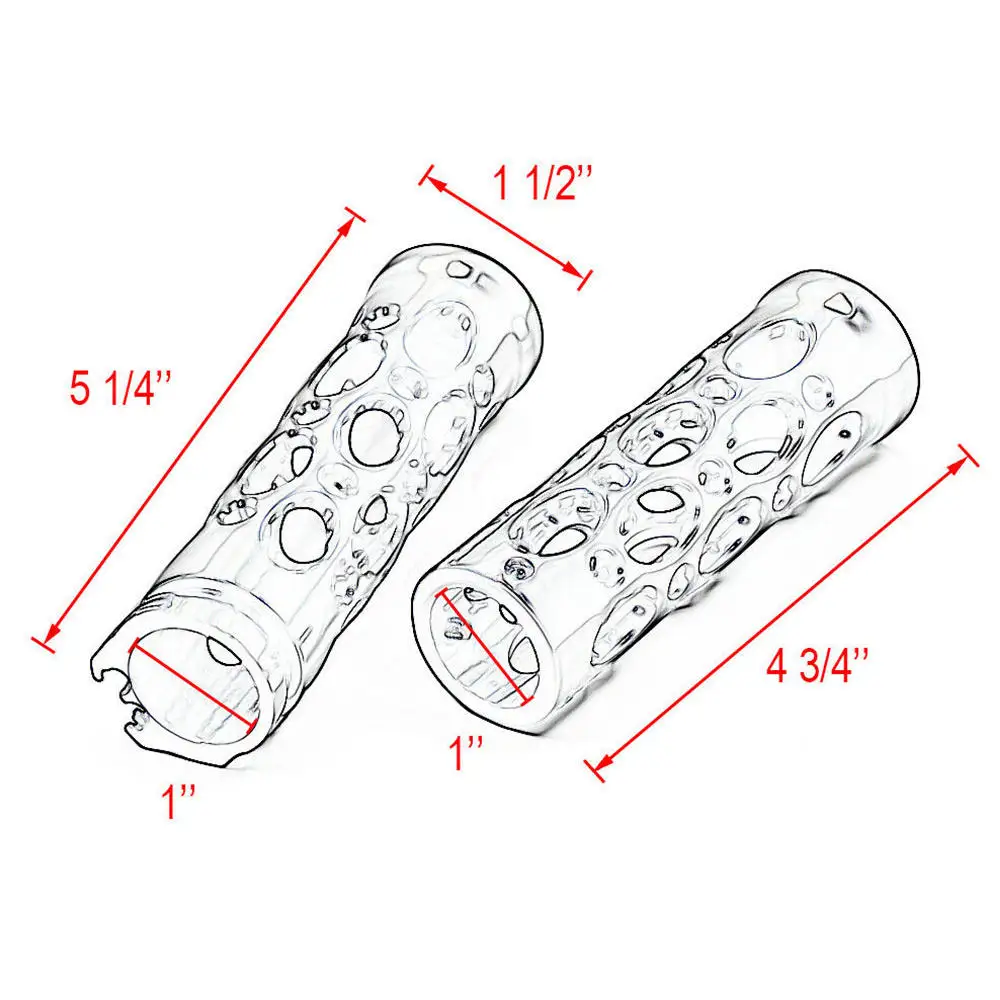 

Motorcycle Chrome 1"25mm Hand Grips Aluminum For Harley Sportster 883 1200 XL VRSC Touring Dyna Softail Custom 96-UP Handle Bar