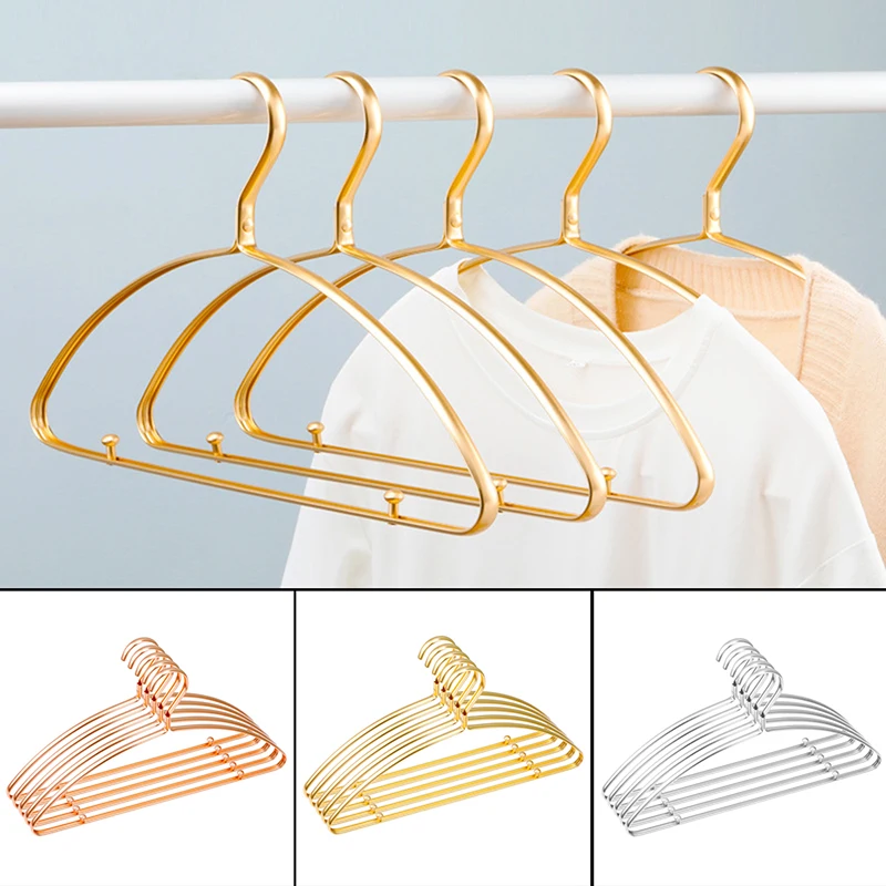 

Вешалка для одежды из алюминиевого сплава, не оставляет следов, не скользит