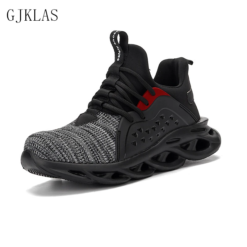 

Work Boots Safety Steel Toe Shoes Men Sneakers Sport Shoes Light Soft Thick Comfortable Breathabl Work Safety Shoes for Men Boot