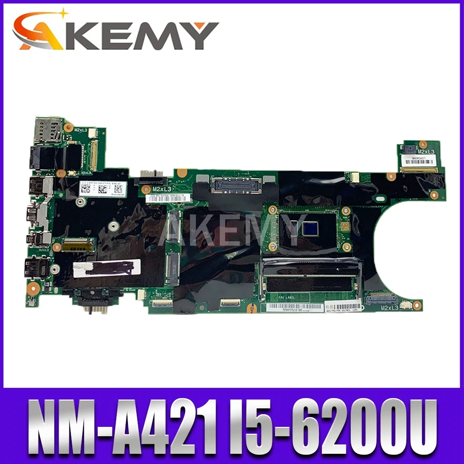 

NM-A421 For Lenovo Thinkpad T460S notebook motherboard CPU i5 6200U 4GB RAM 100% test work FRU 00UR992 00JT924 00JT923