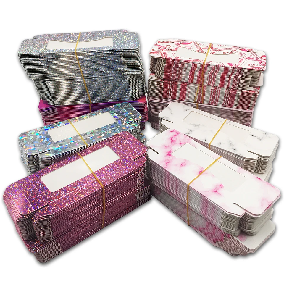 Eyelash Box Wholesale 25MM Packing Can Custom Logo Burst 9 Kinds Of Color box lashes Boxes | Красота и здоровье