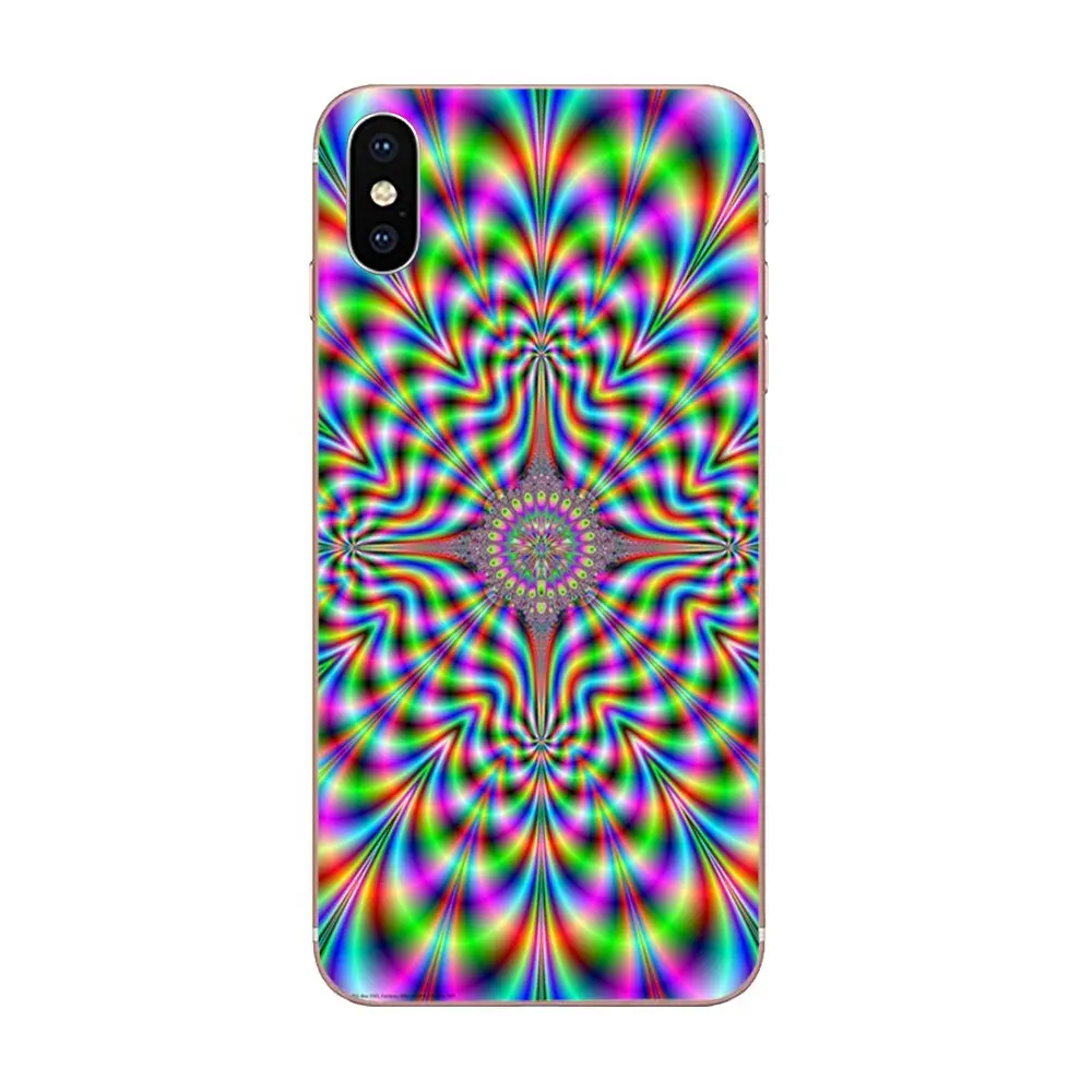 Psychedelic для sony Xperia Z Z1 Z2 Z3 Z4 Z5 compact Mini M2 M4 M5 T3 E3 E5 XA XA1 XZ Premium Мягкая коробка звонков |
