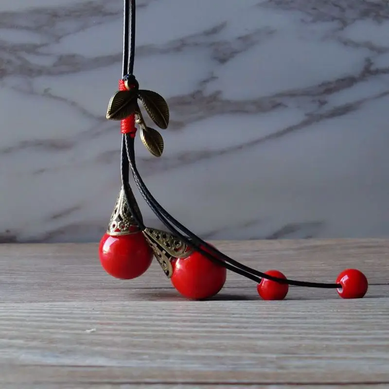 Винтажная цепочка для свитера ручной работы в этническом стиле ювелирное