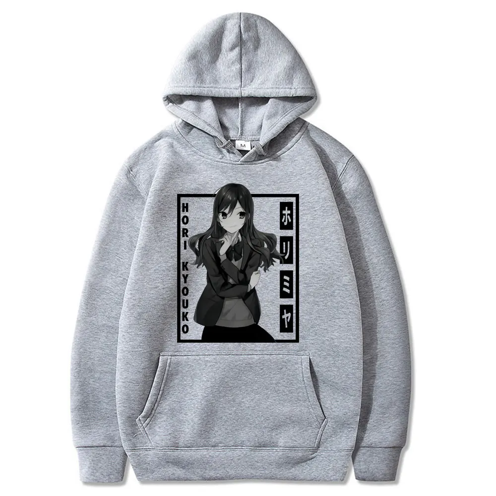 

Japan Anime Horimiya hoodie men Cartoon Hori San To Miyamura Kun printing Hoodie Sweatshirt Spring Autumn Long Sleeve Pullover
