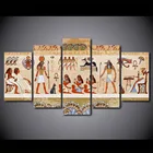 Настенная картина из древнего Египта, ретро-постеры из Египта и принты для гостиной, картины африканских женщин на стене без рамки