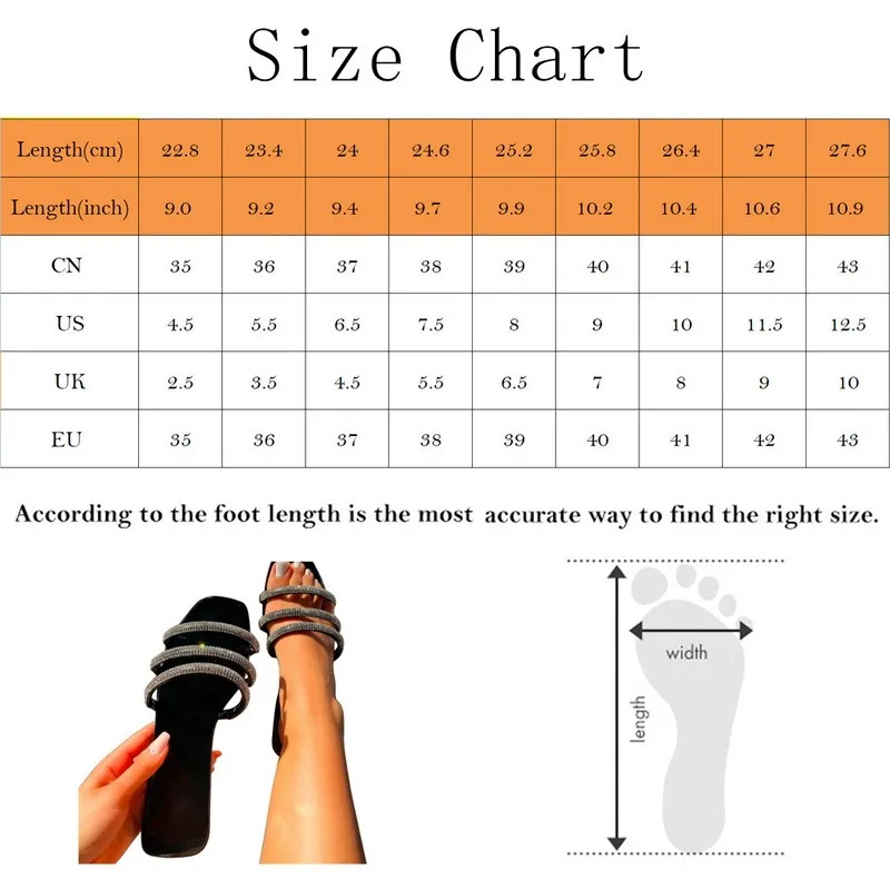 

2021 Spring Summer New Three-layer Rhinestone Flat Bottom Non-slip Durable Women's Beach Sandals Outdoor Wild Casual Slippers