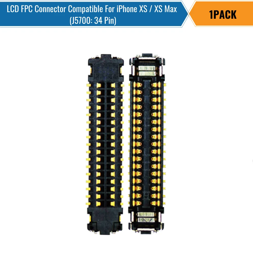 FPC-Коннектор с ЖК-дисплеем совместимый iPhone XS / Max (J5700: 34 контакта) 1 шт. - купить по