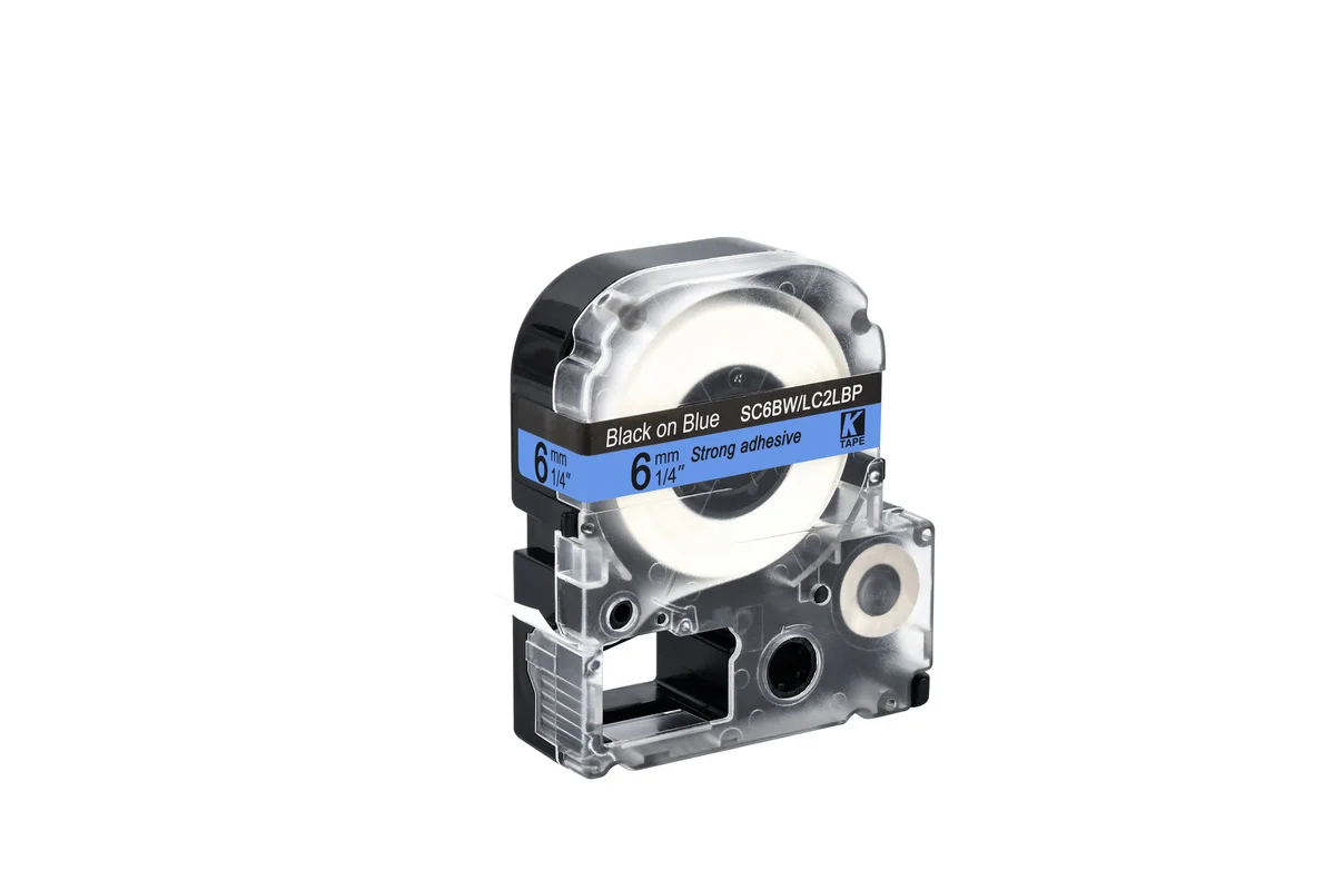 6 мм Φ SC6BW совместимый принтер этикеток Epson KingJim зеркальная лента LC2LBP для