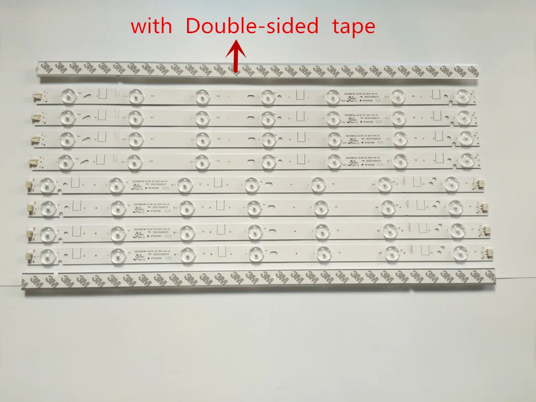 100 new 10pcskit led strips for jvc 50 tv lt 50n640sd cx500dledm 303cx500035 303cx500036 zdcx50d14l zc14a zdcx50d14r zc14a free global shipping