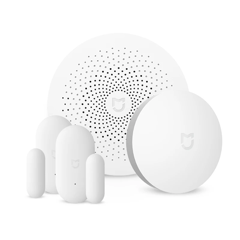Xiaomi умный дом Комплект часов Автоматизация Mijia 4 в 1 комплект шлюз 2 беспроводной