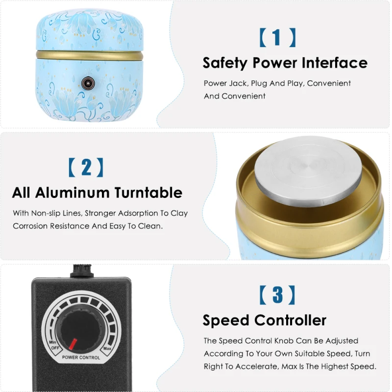 2021 Новый профессиональный электрический гончарный круг машина гончарная для DIY