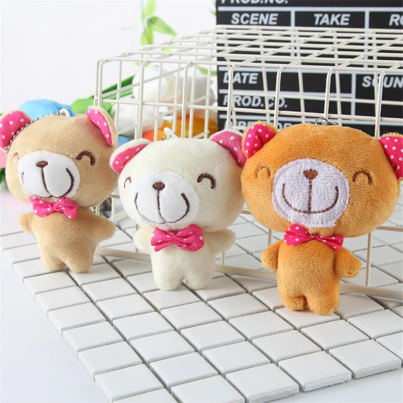 Милый мягкий плюшевый мишка Minil подвески-сумочки для девочек брелок кукольные