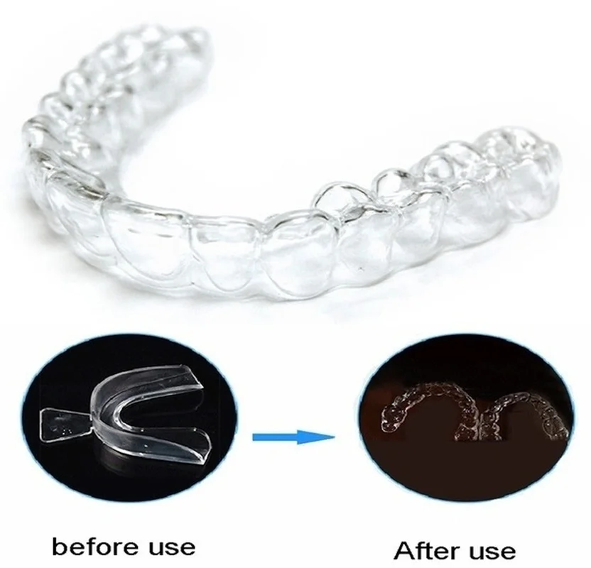 2Pcs Transparent Tooth Protector Boxing Mouthguard Brace Guard Sports Orthodontic Appliance |