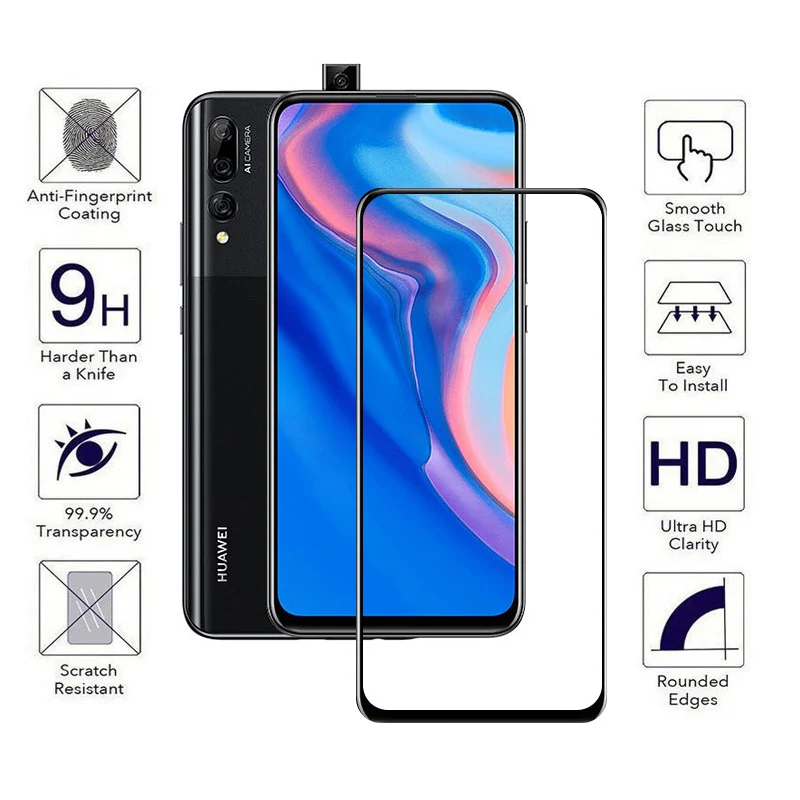 Закаленное стекло для Huawei P Smart Z Защита экрана 2019 Защитная пленка Huavei PSmart