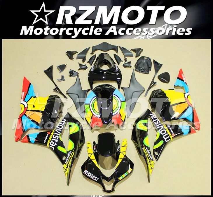 

New ABS Motorcycle Whole Fairings Kit Fit For Honda CBR600RR F5 09 10 11 12 2009 2010 2011 2012 bodywork set Movistar