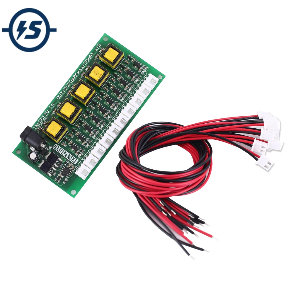 Понижающий модуль питания 10 канальный понижающий преобразователь с выходным