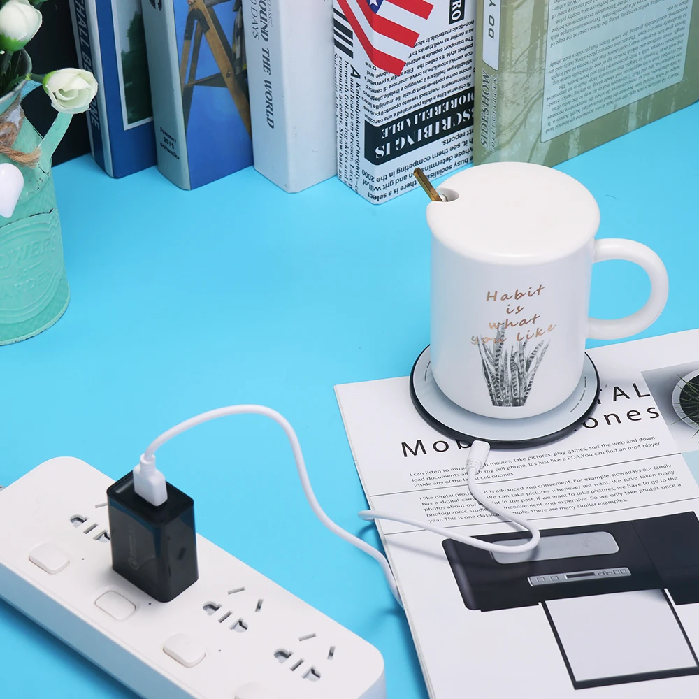 Быстрая зарядка для кофейных кружек 3 в 1 беспроводное зарядное устройство с