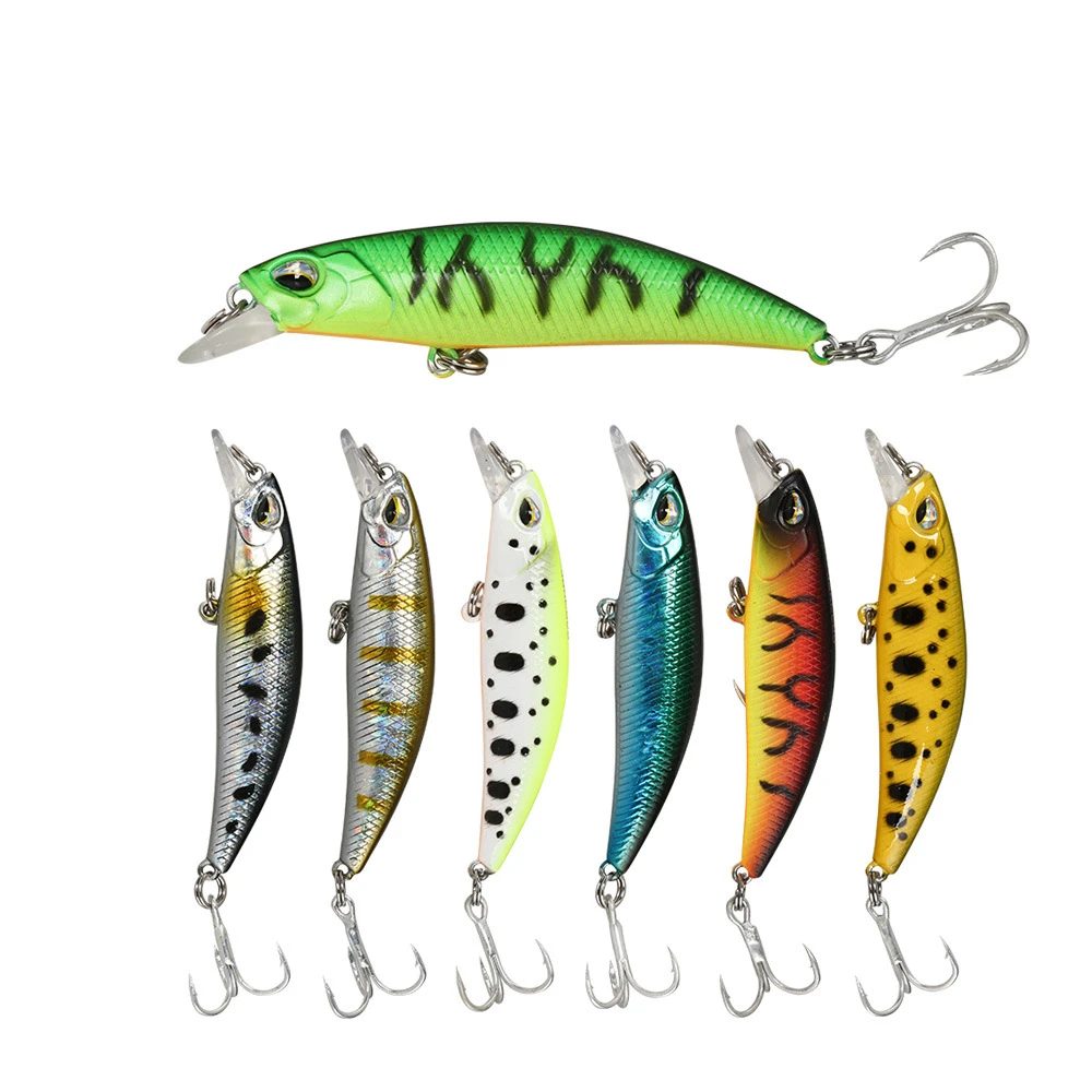 

5pcs/Set 4.5g Micro Plastic Sinking Hard Minnow Fishing Lure Sea Fishing Wobbler Jerk Crank Bait Top Fishing Accessories