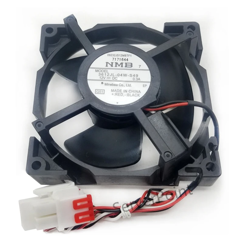 Бесплатная доставка оригинальный новый NMB-MAT 3612JL-04W-S49 12V 0.3A для охлаждающего
