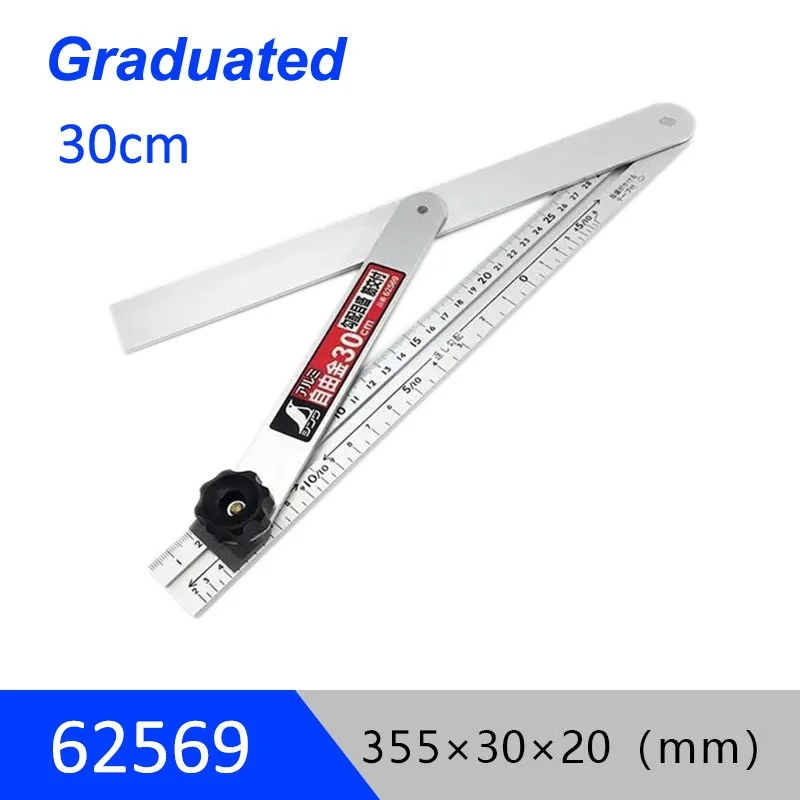 SHINWA Пингвин скользящие конические Угловые линейки с креплением градуирование