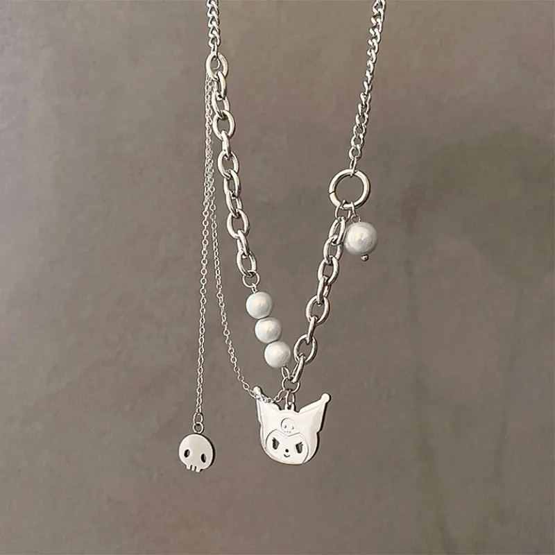 Ожерелье женское с подвеской в виде кошки из нержавеющей стали | Украшения и