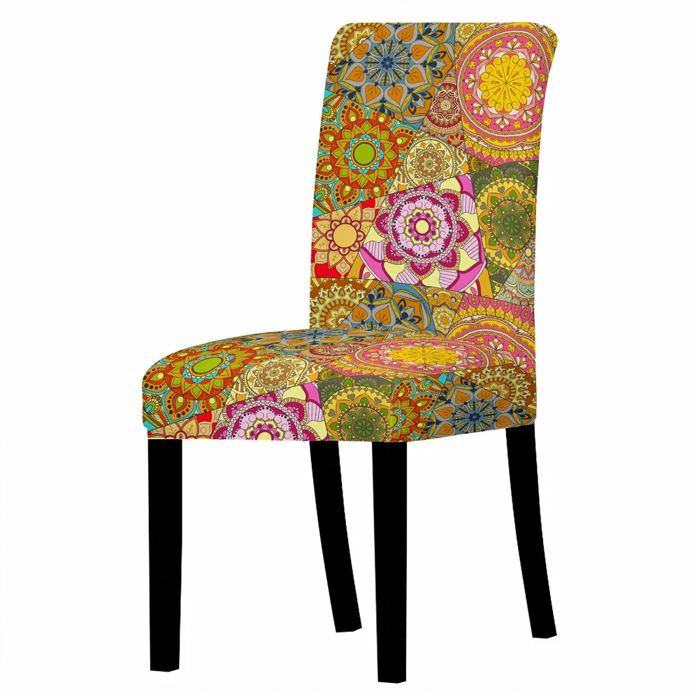 Чехол для дивана на обеденное кресло с богемным дизайном современный съемный