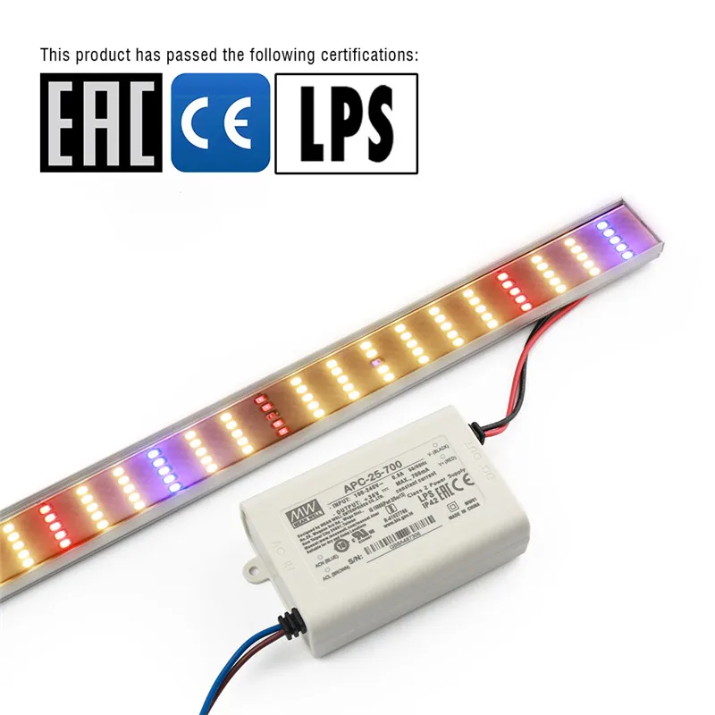 Светодиодная лампа полного спектра для выращивания растений 100 Вт 2 шт./лот -