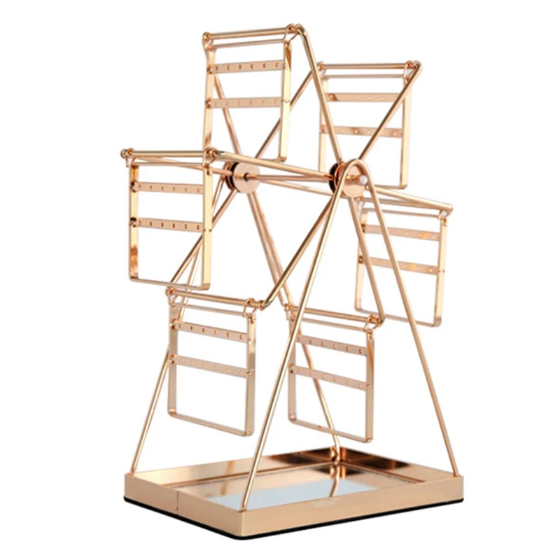 

Ferris Wheel Earring Rack Put Jewelry Earring Rack Female Household Rotating Jewelry Display Stand Earring Storage Rack