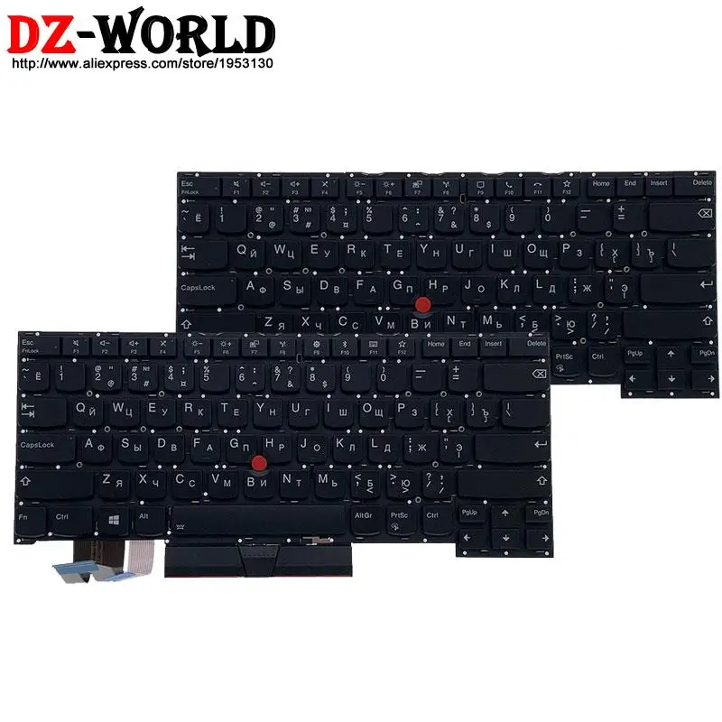 Original ru Russo Teclado Retroiluminado para Lenovo Thinkpad T490s T495s T14s Gen1 Computador Portátil Sn20r66061 Sn20r66133 Sn20w19578 Novo Teclado de substituição
