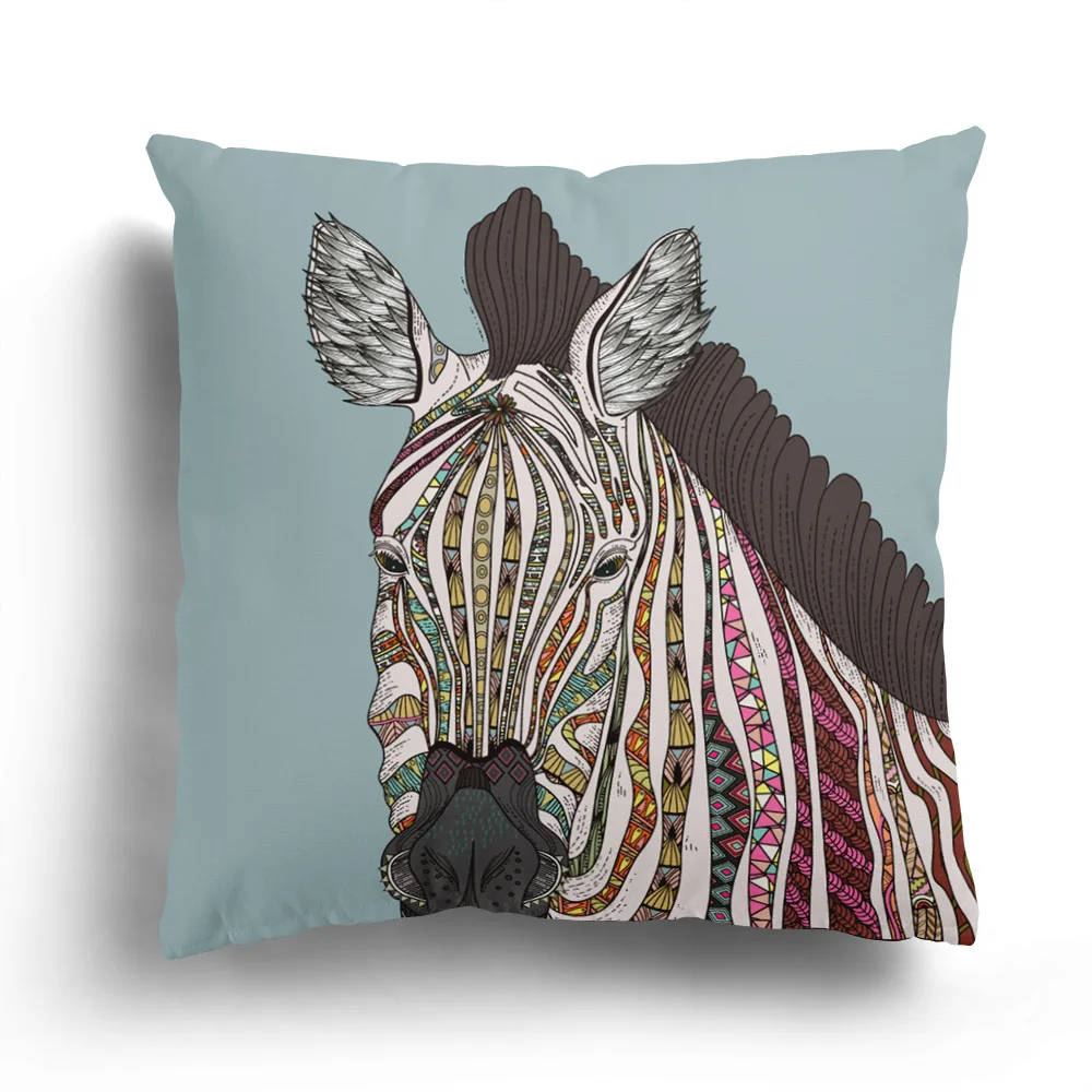 

Cartoon plush pillowcase home decoration sofa cushion cover pillowcase personalized animal pattern pillowcase can be customized
