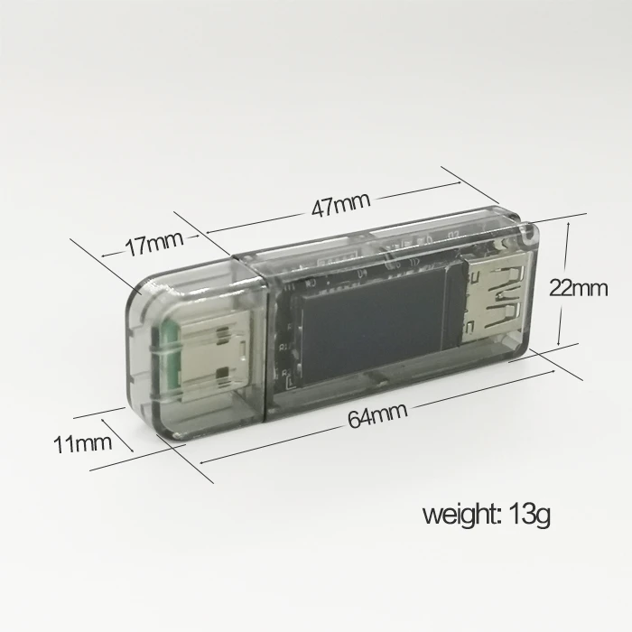 5A USB тестер цветной экран Напряжение Амперметр мощность Емкость Быстрая зарядка протокол зарядное устройство Зарядка сокровище